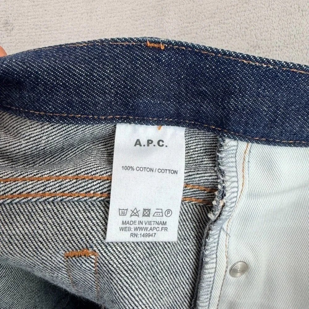 A.P.C. Petit New Standard Japanese‎ Selvedge Jeans Blue Men 32x34 Slim Straight